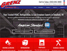 Tablet Screenshot of grenzservice.com